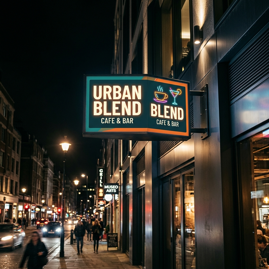 Illuminated store directory lightbox sign